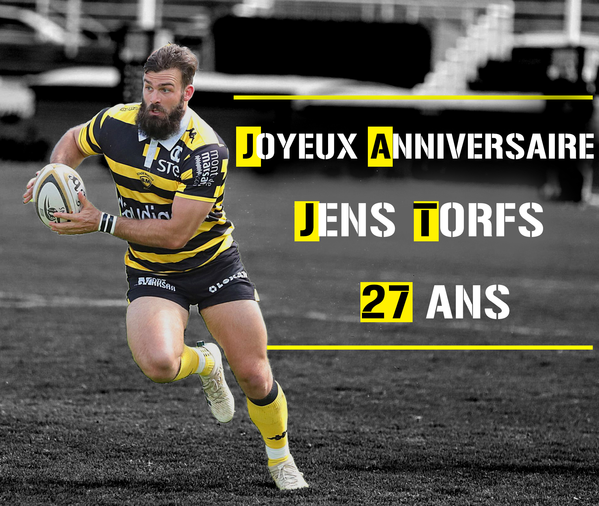 Joyeux Anniversaire Jens Torfs Stade Montois Rugby Landes Joyeux Anniversaire Jens Torfs Stade Montois Rugby Landes