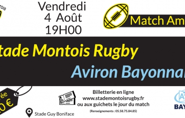 Infos : Match amical SMR - AB