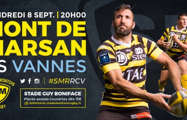 Présentation du match Stade Montois Rugby vs Vannes