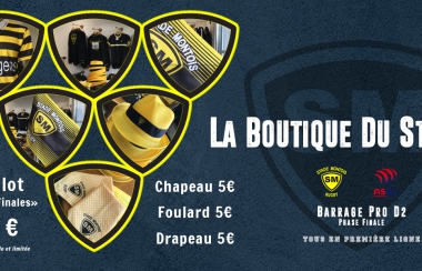 Boutique Barrage de Pro D2 : Mont de Marsan / Béziers