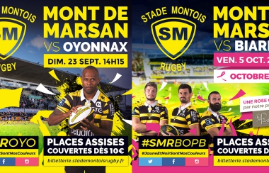 Billetterie : Oyonnax et Biarritz