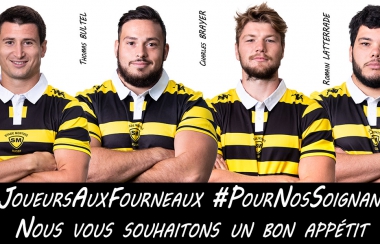 #JoueursAuxFourneaux #PourNosSoignants