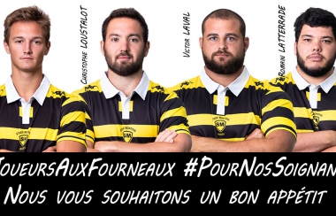 #JoueursAuxFourneaux #PourNosSoignants
