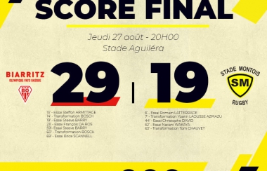 Défaite à Aguilera 29/19
