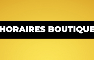Horaires de la boutique du Stade