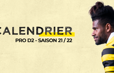 Calendrier de la saison 2021 - 2022
