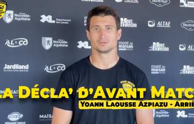 OYO vs SMR - La décla' d'avant-match de Yoann Laousse Azpiazu
