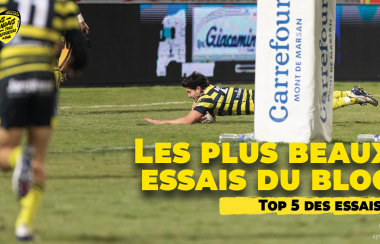 Top 5 des essais du bloc