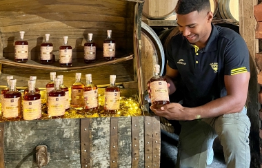 Léo COLY visite le Domaine Marquestau 