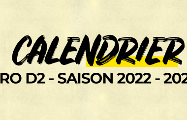 Le calendrier est sorti !