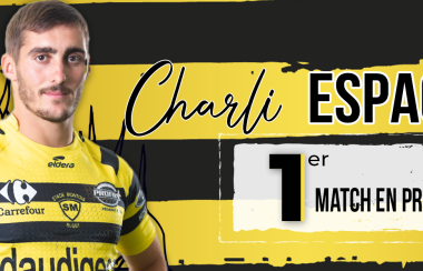 Premier match pour  Charli Espagnet en Pro D2.