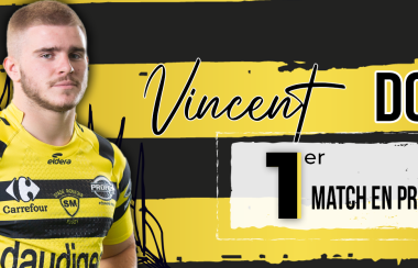 Vincent DOLIER | Première cape en Pro D2