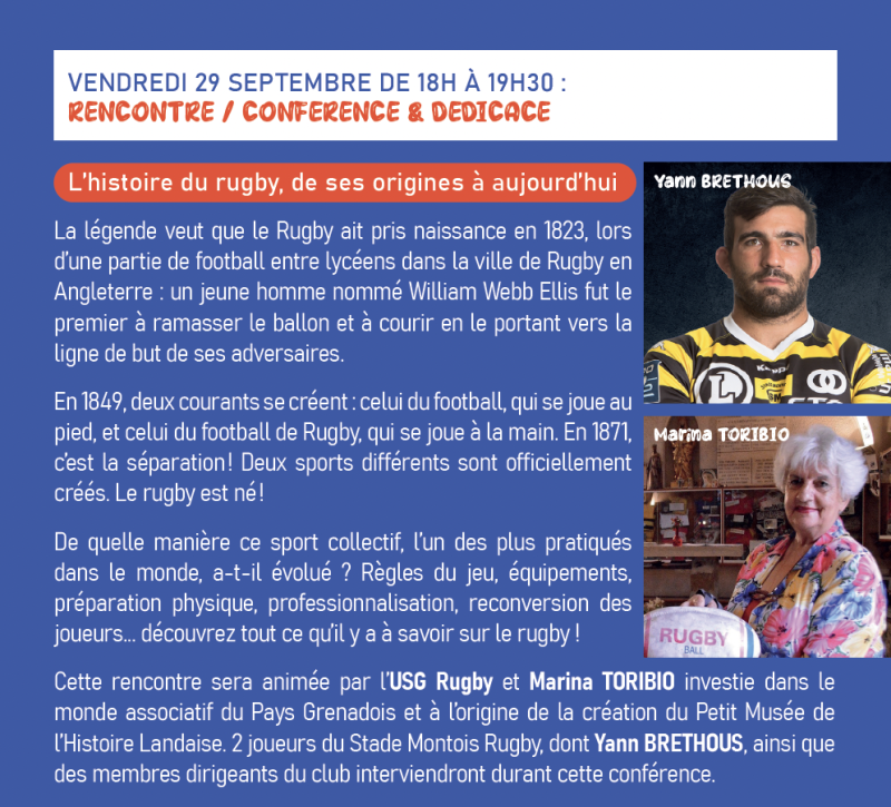 Conférence de Yann BRETHOUS avec le Pays Grenadois !