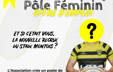 Offre d'Emploi à l'Ecole de Rugby et au Pôle Féminin