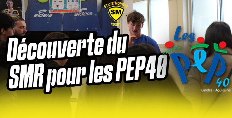 Les jeunes des Pupilles de l’Enseignement Public des Landes au Stade Montois Rugby 
