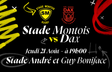 Match Amical - Stade Montois vs Dax le 21/08
