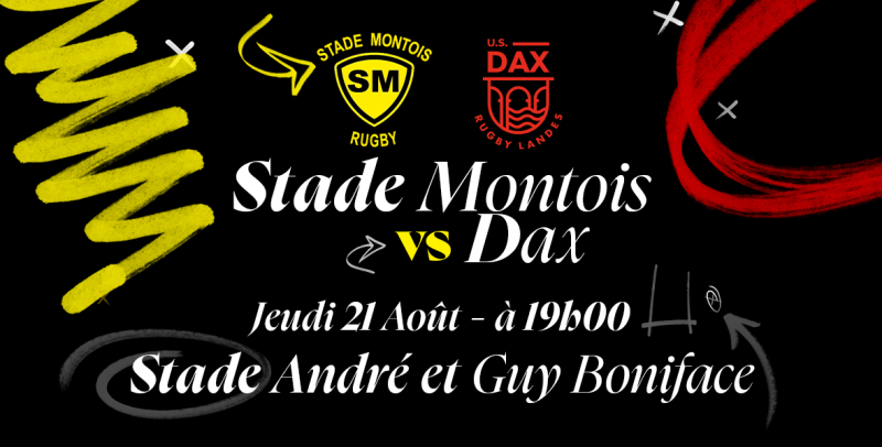 Match Amical - Stade Montois vs Dax le 21/08
