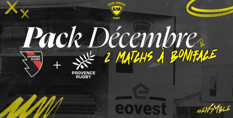 PACK DECEMBRE - OYONNAX+PROVENCE