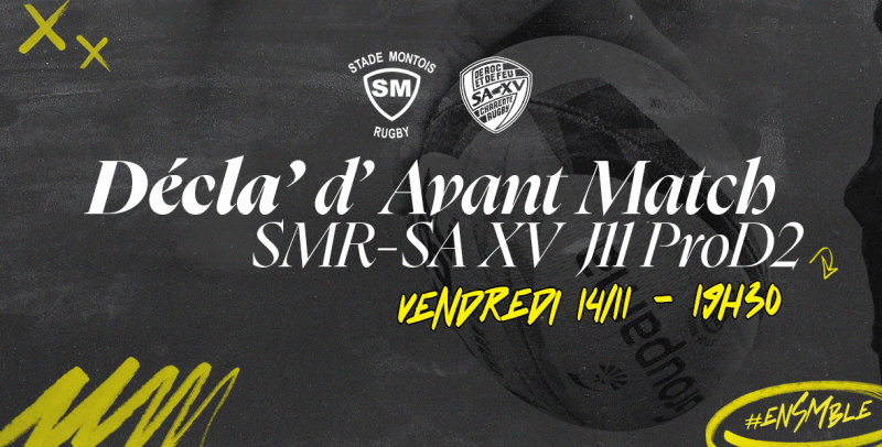 SMR-SAXV | Décla d'avant-match