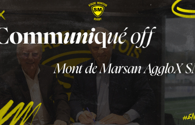 COMMUNIQUÉ OFFICIEL - La Ville et l'Agglo réaffirment leur soutien au Stade Montois Rugby 