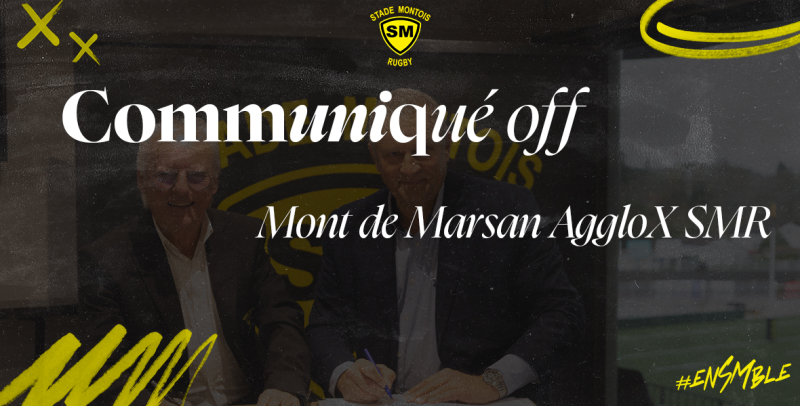 COMMUNIQUÉ OFFICIEL - La Ville et l'Agglo réaffirment leur soutien au Stade Montois Rugby 