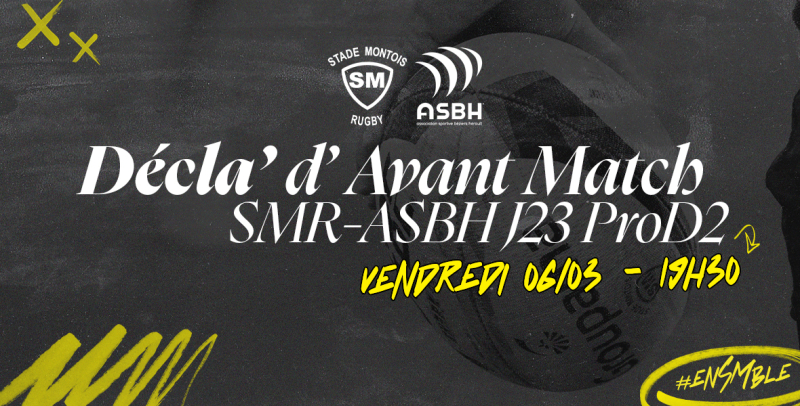SMR-ASBH | Décla d'avant-match