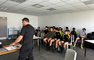 Intervention sur le harcèlement sur la catégorie M14 par Loïc Moulié