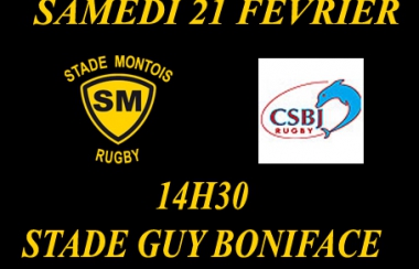 Horaire de la rencontre Stade Montois Rugby contre Bourgoin