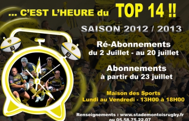 ABONNEMENTS 2012 / 2013