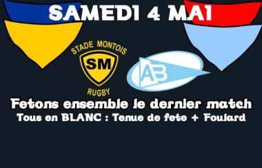Samedi 4 mai à partir de 10h30 Stade Montois Rugby / Aviron Bayonnais