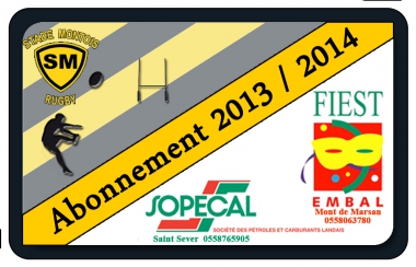 Carte d'Abonnement
