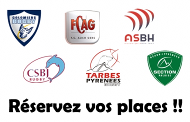 Réservez dès à présent vos places !!
