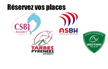 Réservez dès à présent vos places !!
