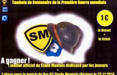 Tombola du centenaire de la 1ère Guerre Mondiale