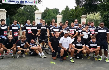 Les pros ont participé à la Course du Moun