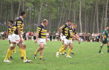 Groupe pour le match face à la Section Paloise