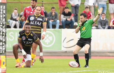 Images du match à Dax
