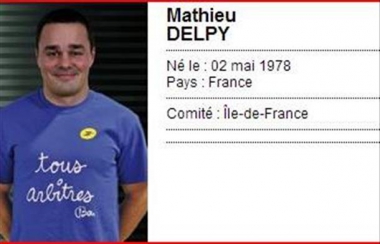 L'arbitre à Montauban : Mathieu Delpy
