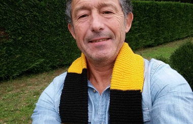 Présentation du match par Gilles Cuzacq, auteur des paroles de l'hymne montois