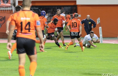 Images du match à Narbonne
