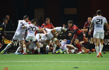Images du match à Oyonnax