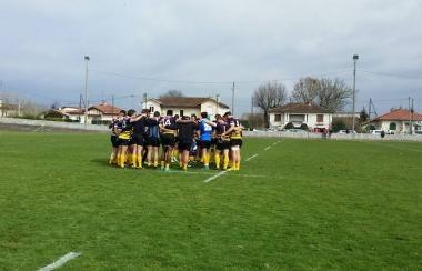 Score de parité 22-22 entre les Espoirs du Stade Montois Rugby et le Racing Club de France