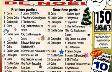 Loto géant de Noël