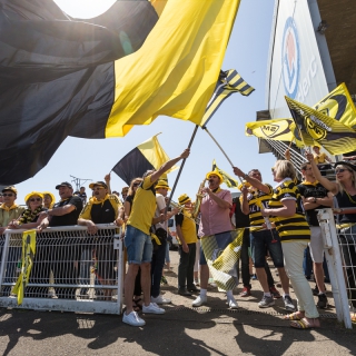 Haie d'honneur Supporters